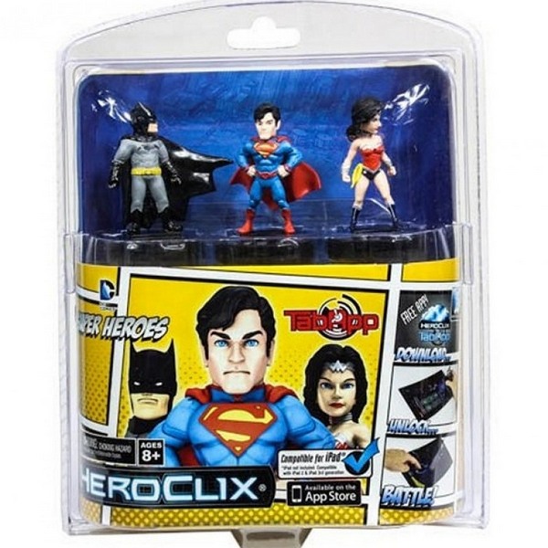 Heroclix DC Super Heroes TabApp: Superman, Batman, Wonder Woman